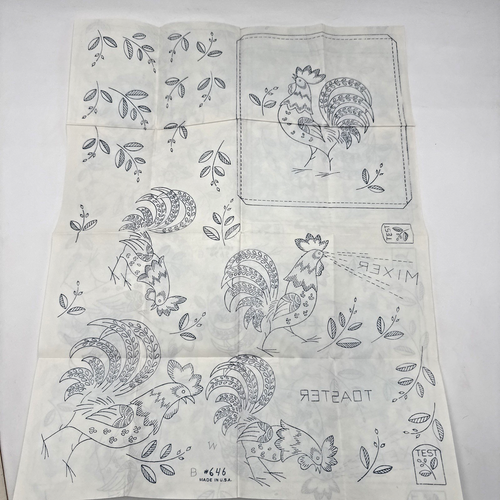 Vogart Vintage New Repeat Transfer Patterns #646 Rooster - Picture 3 of 10