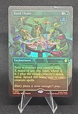 Food Chain (Borderless) Commander: Teenage Mutant Ninja Turtles Foil