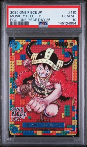 Monkey D. Luffy One Piece PCC One Piece Day 2025 Promo Japanese #110 PSA 10
