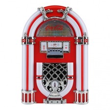 Coca-Cola Retro Jukebox Speaker With Bluetooth And FM Radio Red