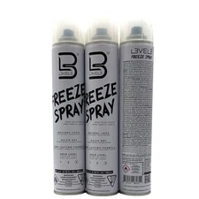 L3VEL3 Freeze Hairspray, 12.9 oz-3 Pack