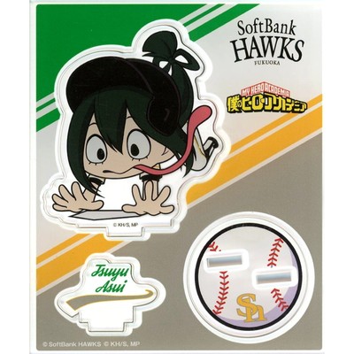 Fukuoka Softbank Hawks X My Hero Academia Tsuyu Asui Mini Figur A Japan A304