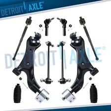 Front Lower Control Arms Ball Joints Sway Bars Tierods for 2008 2009 Saturn Vue