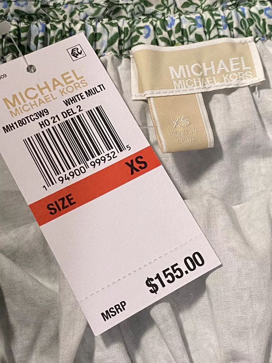 Michael kors floral maxi dress discount