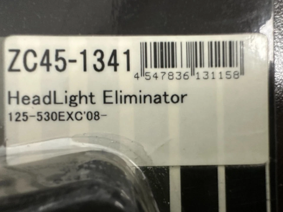 Eliminador de hedlight ZETA Z-CARBON KTM 125 EXC/EXC-F/XC-W 2008-2012 (ZC45-1341) - Imagem 4 de 4