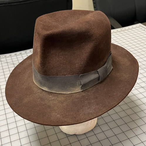 Indiana Jones Fedora, Rabbit - Steve Delk Handmade "Adventurebilt" Cairo - 7 1/2