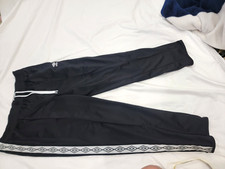 Umbro Athletic Track Pants Soccer Men XXL Bla...