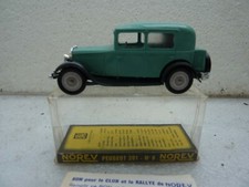 PEU COURANT NOREV PLASTIQUE FRANCE REF 6 PEUGEOT 201 VERT QUASI NEUF + BOITE
