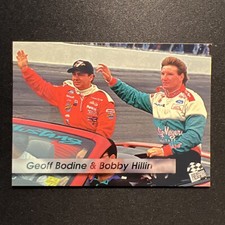 1994 Press Pass: Race Cards #35 Bobby Hillin & Geoff Bodine 🏁🐷🏁