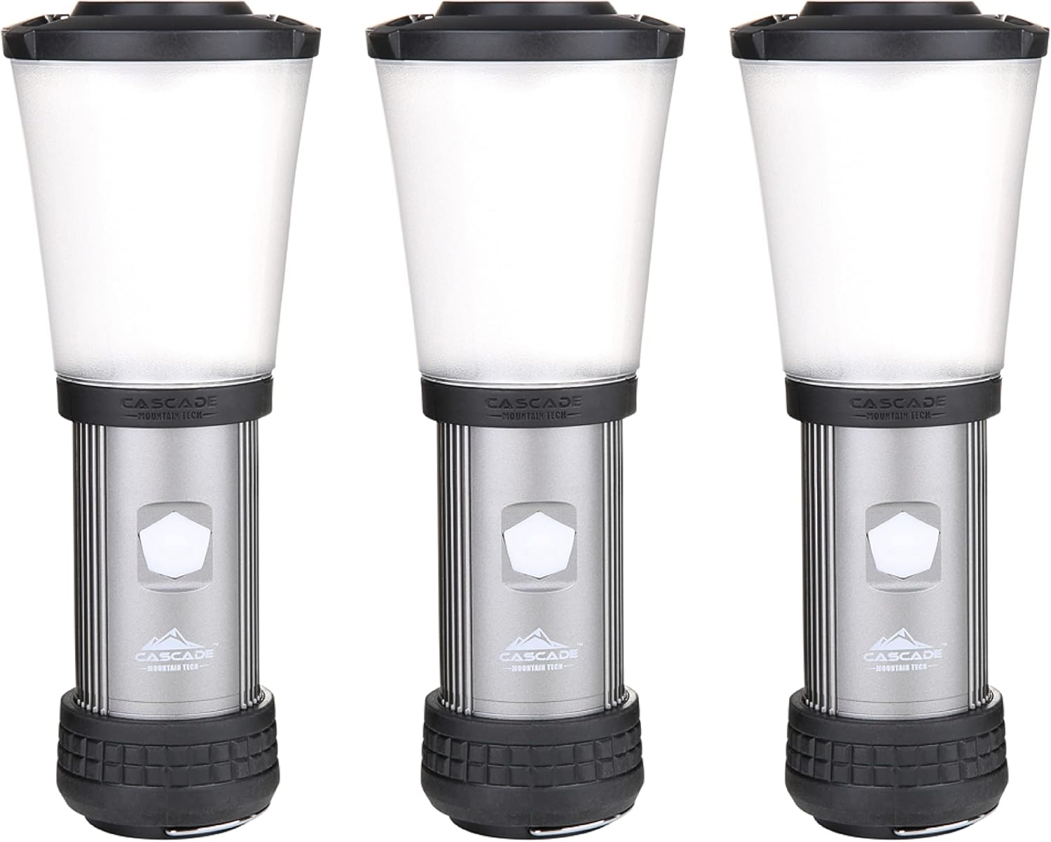 500-Lumen IPX4 Water-Resistant LED Flashlight Lantern with 3 Light Modes for ...