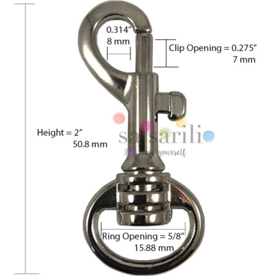 ELDETU 10+1 Pack Heavy-Duty Nickel-Plated Swivel Snap Hooks – 360° Rotating, 176lb Load Capacity, For Dog Leashes, Keychains, Purses & DIY Crafts