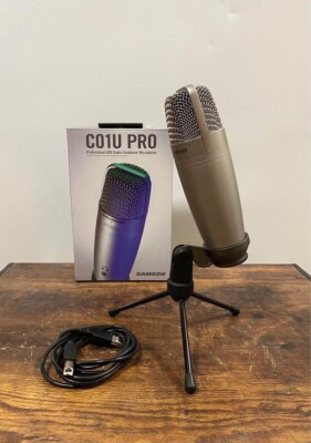 Samson C01U Pro - USB Studio Condenser Microphone With Stand