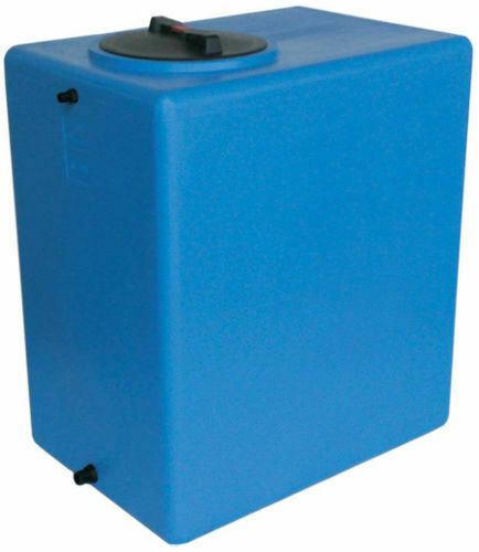 SERBATOIO ACQUA POLIETILENE LITRI 300 LT VERTICALE PARALLELEPIPEDO BLU - Foto 2 di 3
