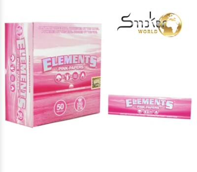 1 x Box ELEMENTS  King Size Slim   PAPER + 1 x Box ELEMENTS  PRE ROLLED TIPS