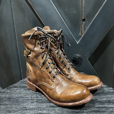 BED STU Anne Cobbler Series Bootie in Olive Rustic Tremolo Women s Size 9.5 NIB