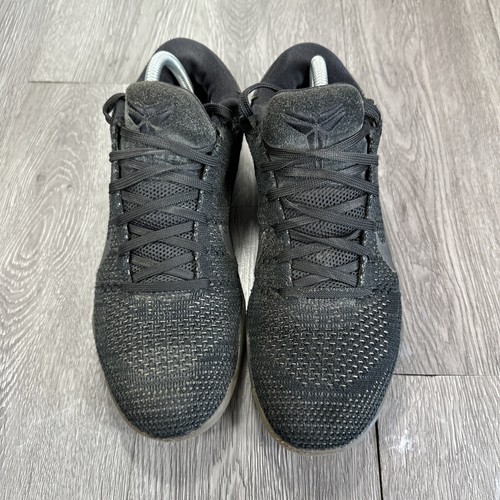 Nike Kobe 11 Elite Low Black Space Flyknit Reflective 822675-001 Men's Size 8 - Picture 4 of 11