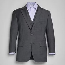 Jos A Bank Dark Grey Wool Men  s Suit Jacket Separate 46R NWT C110877