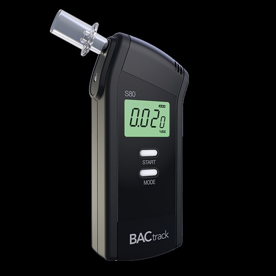 Original BacTrack S80 Bac Track Pro Breathalyzer 1 Year Warranty Brand