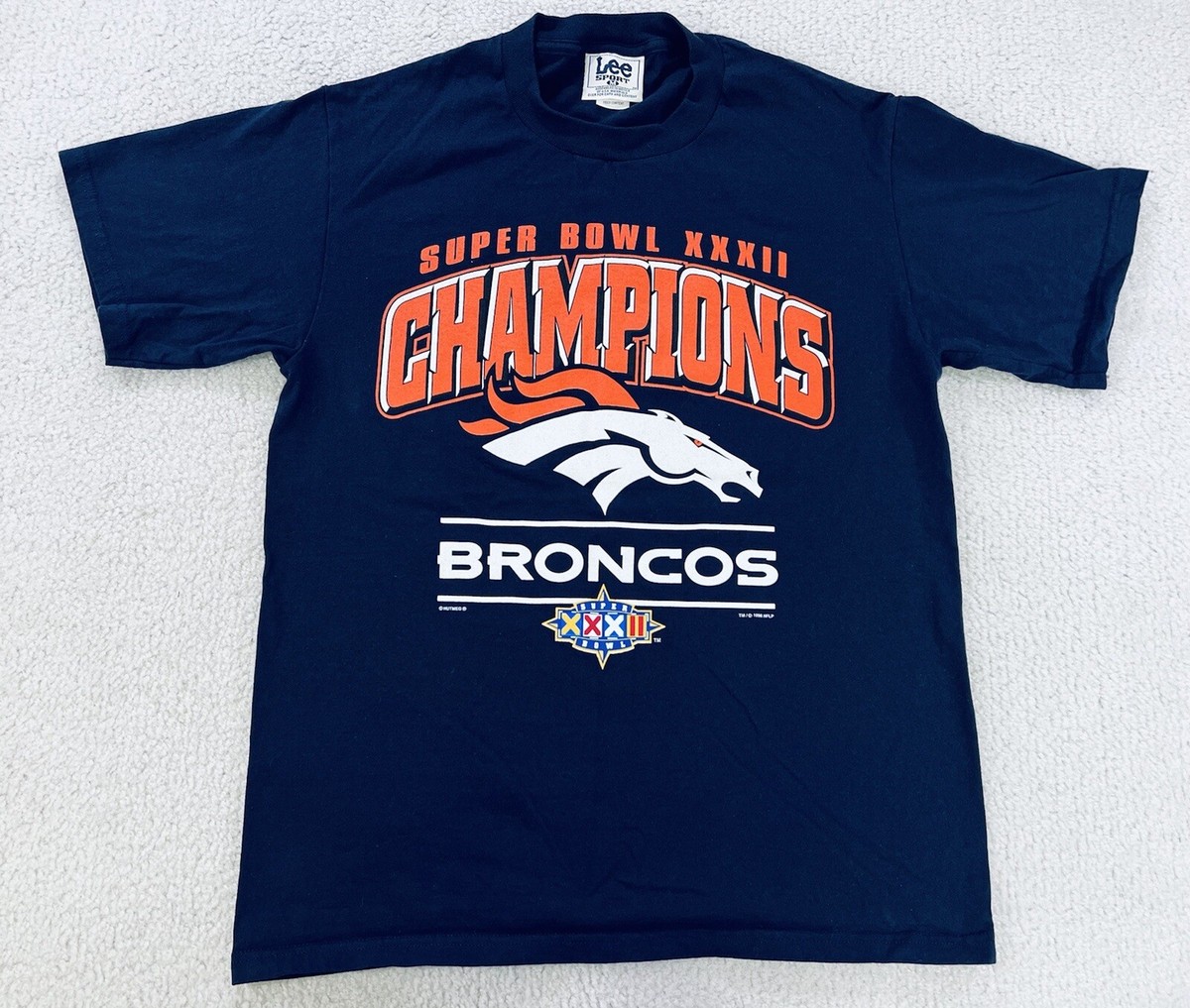 【ヴィンテージ 古着】NFL PP ブロンコス Tシャツ SB XXXII ヴィンテージ 古着】NFL PP ブロンコス Tシャツ SB XXXII