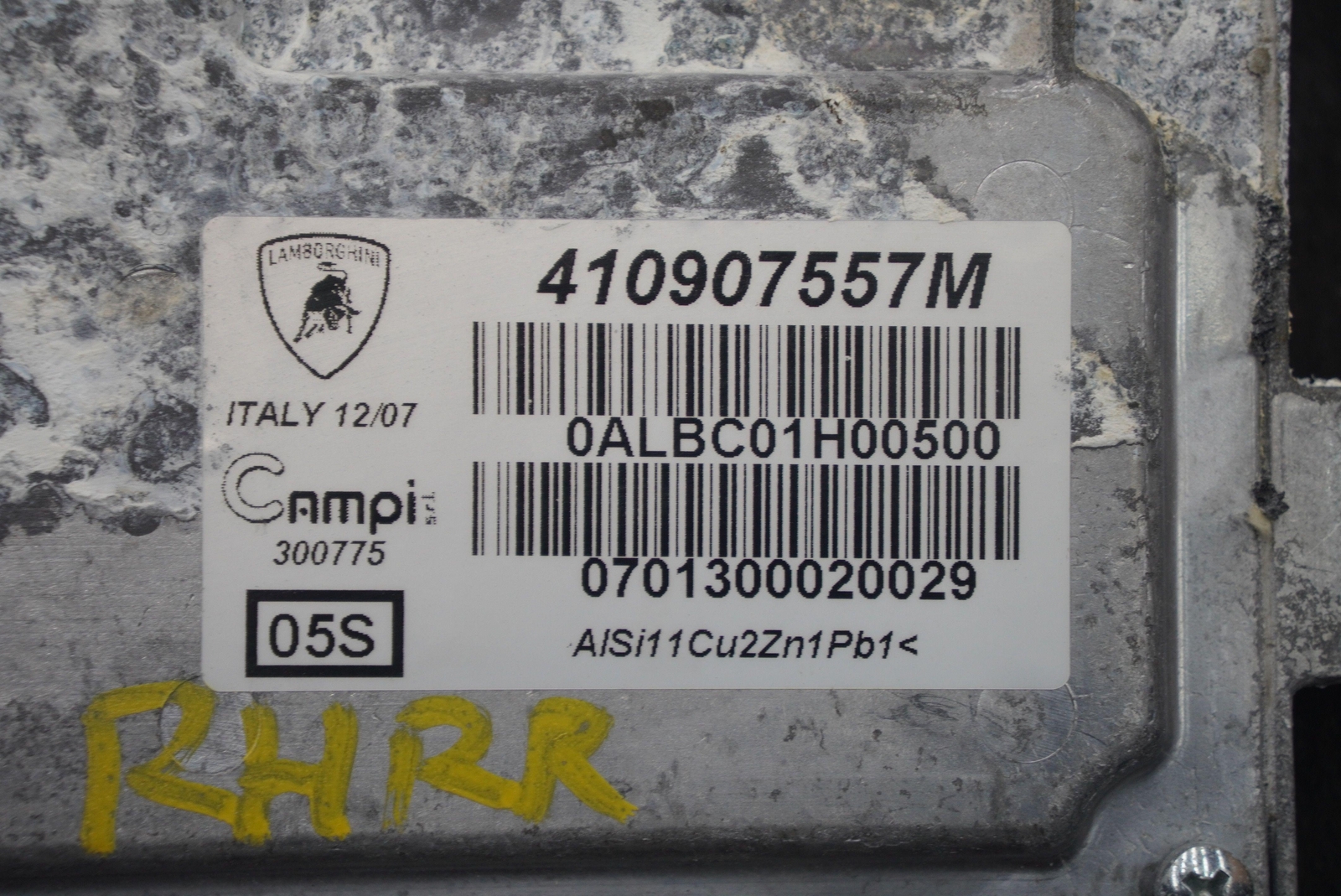 Engine Computer Control Module ECU 410907557M OEM Lamborghini Gallardo 2008