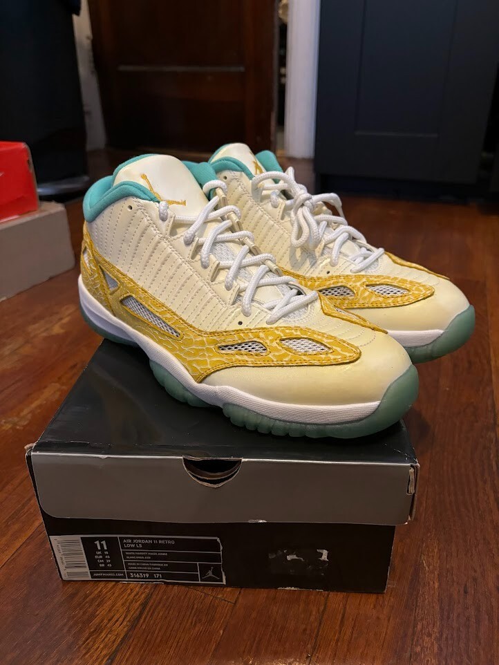 Size 11 - Air Jordan 11 Retro LS Low Azure BRAND NEW (2007) | eBay