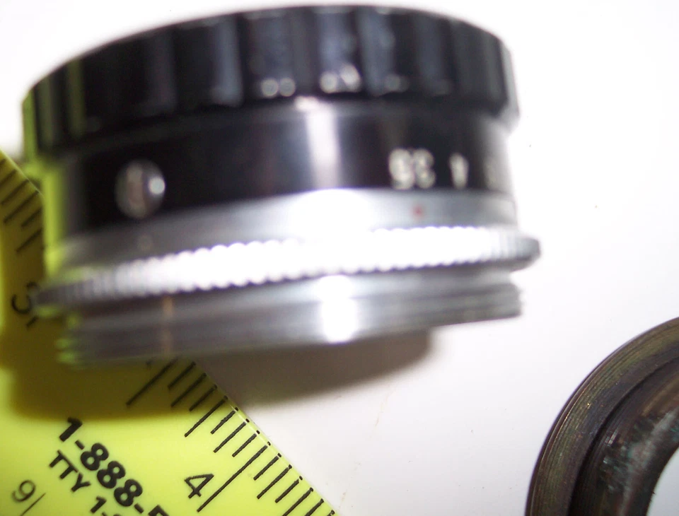 Lente de ampliación vintage Omega Omicron EL Aetna Coligar 50 mm 3,5 cuarto oscuro con montaje Foto 4 de 4