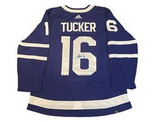 Darcy Tucker Autographed Toronto Maple Leafs Home Blue Adidas Jersey