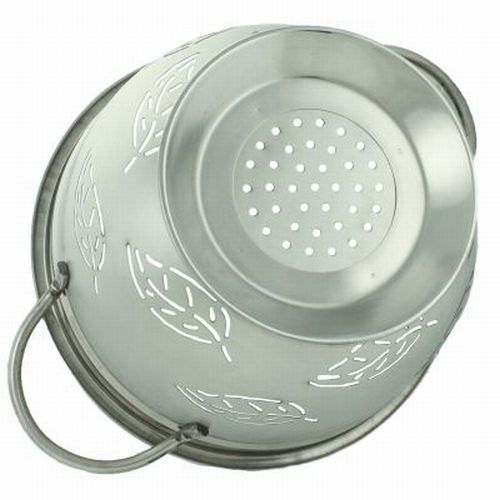 COLANDER LEAF DESIGN STAINLESS STEEL 5 QUART eBay
