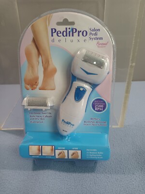 NEW SEALED PEDIPRO DELUXE SALON PEDI SYSTEM PERSONAL TOUCH ELECTRONIC FOOT FILE