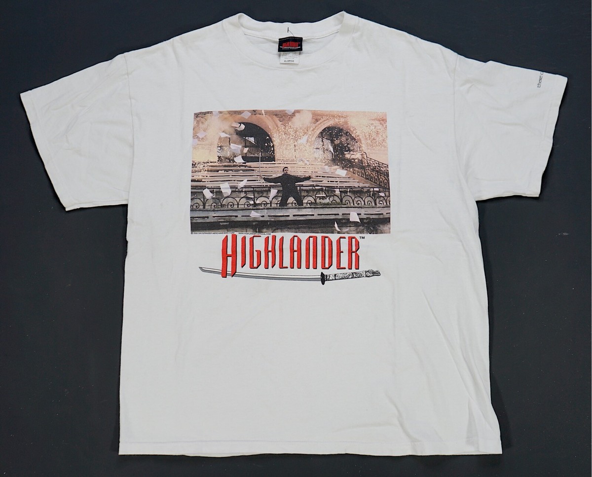Rare Vintage HIGHLANDER There Can Only Be One 2000 T Shirt 90s