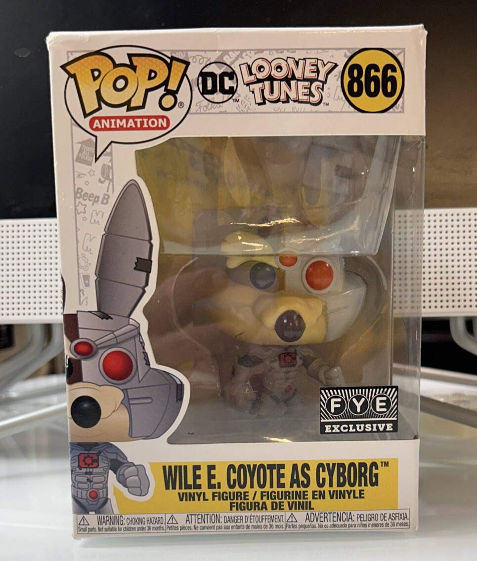Sale Funko Pop! Vinyl: Looney Tunes - Wile E. Coyote As Cyborg - Fye (Exclusive) #866