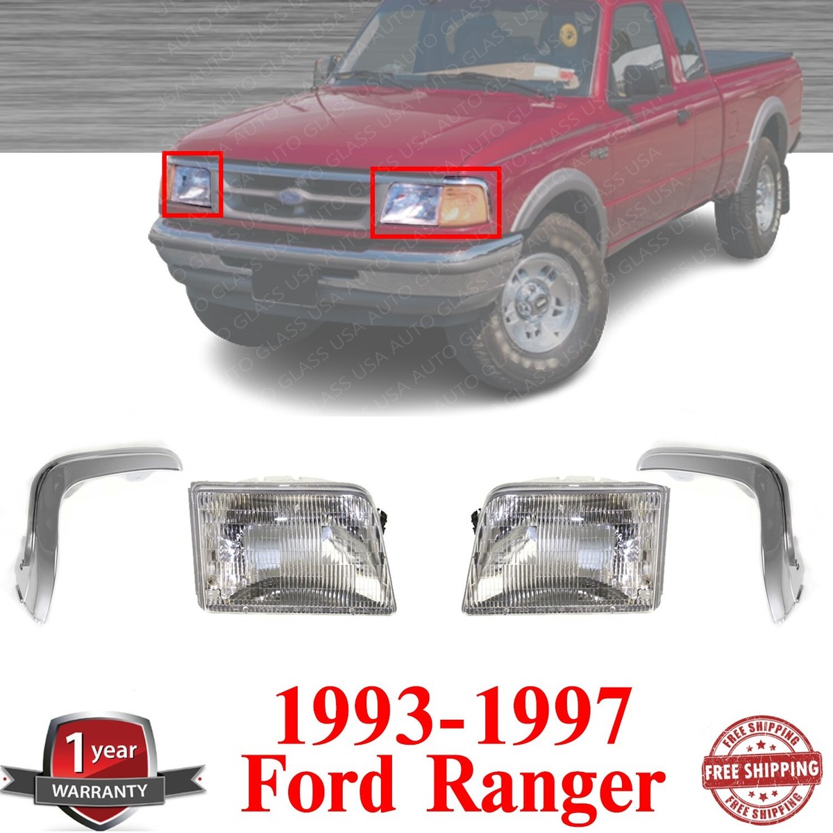Headlight and Cornering Light Kit - Free Shipping