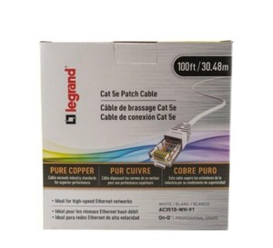 Legrand 100-ft Cat 5e White Ethernet Cable Coil ( Free Shipping