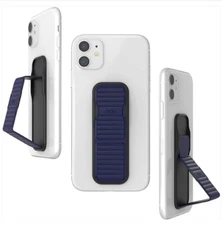 CLCKR Universal Grip & Stand Adhesive Holder for Smartphone & Phone Case (Navy)