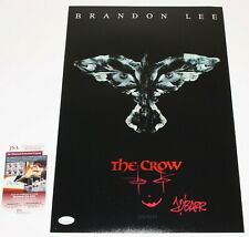JAMES O'BARR SIGNED 'THE CROW' 12x18 MOVIE POSTER JSA COA SKETCH COMIC CREATOR JAMES O'BARR SIGNED 'THE CROW' 12x18 MOVIE POSTER JSA COA SKETCH COMIC CREATOR