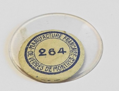 Verre Minéral Pour Montre De Gousset - Diamètre 26.4mm, Neuf Sans étiquette