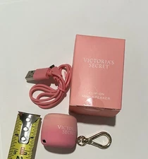 Victoria’s Secret Clip On Mini Bluetooth Speaker Ombre Keychain Rechargeable