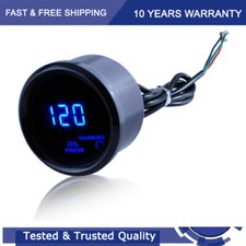 Universal 2 52mm Digital Led Electronic Oil Pressure Gaugesensor Meter 120 Pis Universal 2 52mm Digital Led Electronic Oil Pressure Gaugesensor Meter 120 Pis