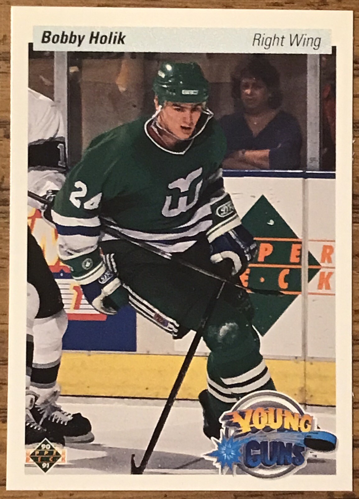Bobby Holik 1990-91 Upper Deck Young Guns Rookie Card #534 NHL RC Free Shipping