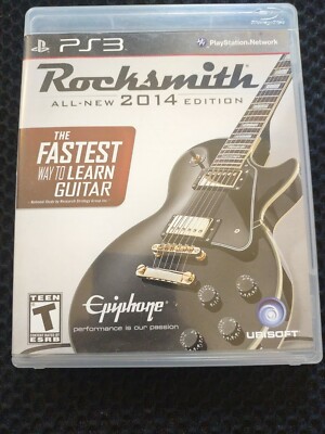Rocksmith 2014 Edition Playstation 3 PS3 No manual tested
