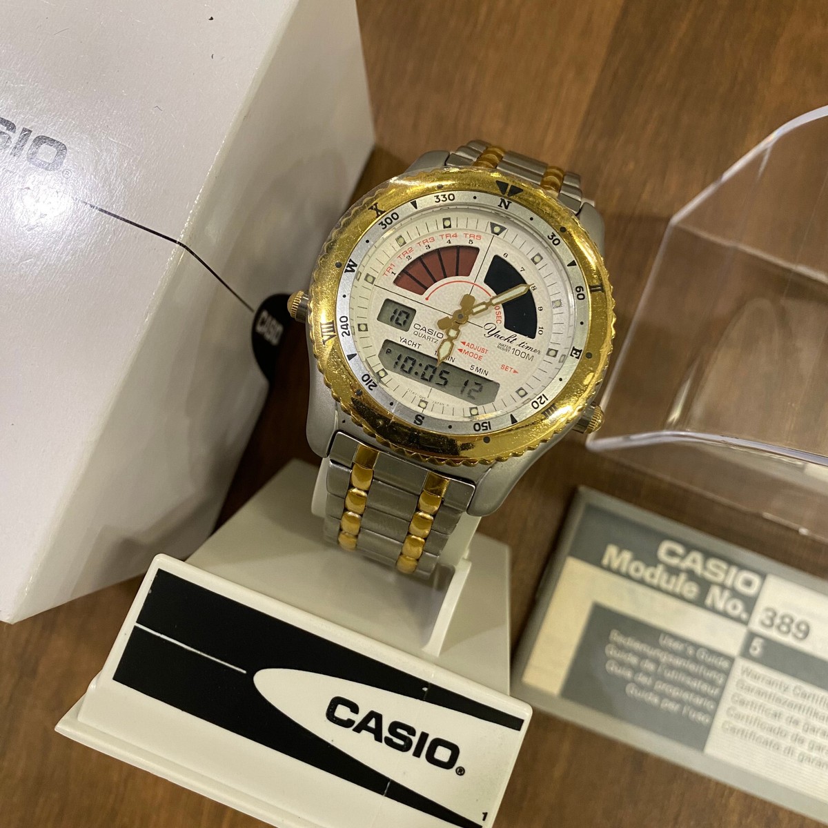 電池新品／CASIO POSEIDON PNM-506 YACHT TIMER New battery / CASIO POSEIDON PNM-506 YACHT TIMER - Ship from