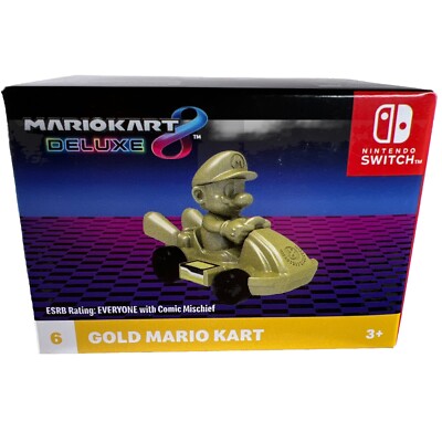 Metal Mario Mario Kart Deluxe Gold Standard McDonald's Happy Meal