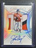 JOHN ELWAY 2025 PANINI FLAWLESS #5 DUAL JERSEY PATCH AUTO SILVER 4/20 BRONCOS