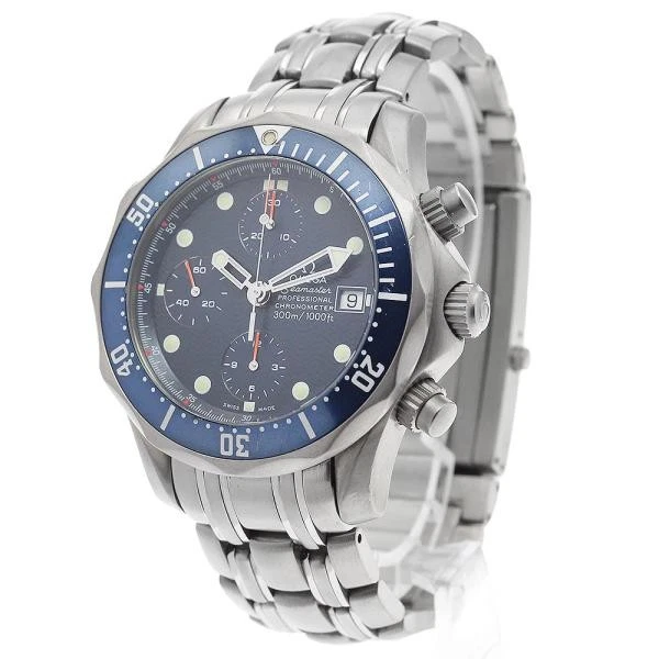 Omega — OMEGA Seamaster 300 2298.80 42mm Ti Navy Dial Automatic Watch #C6948