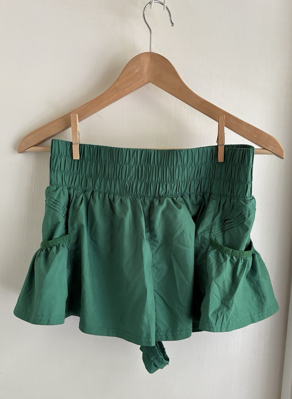 Free People Movement Get Your Flirt On Small Shorts Green
