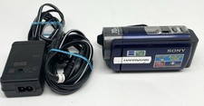 Sony Handycam DCR-SX45 Blue Digital Camcorder Touchscreen Battery  Charger