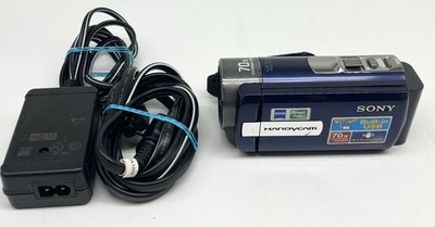 Sony Handycam DCR-SX45 (Blue) Digital Camcorder Touchscreen Battery & Charger