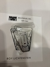 Roy Lichtenstein Spilla Piccola Testa Moderna, Edizione di 1.000