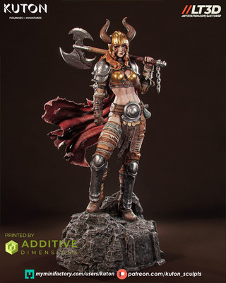 Thyra by Kuton FAN ART Figur Statue 1:6 Resin 3D Printed DIY Model Kit