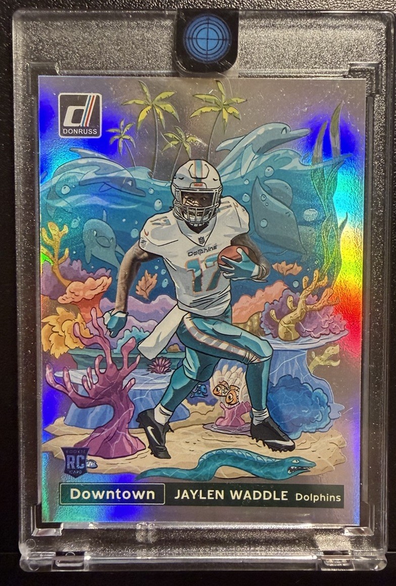 2021 Panini Donruss - Downtown! Jaylen Waddle #DT-37 (RC)